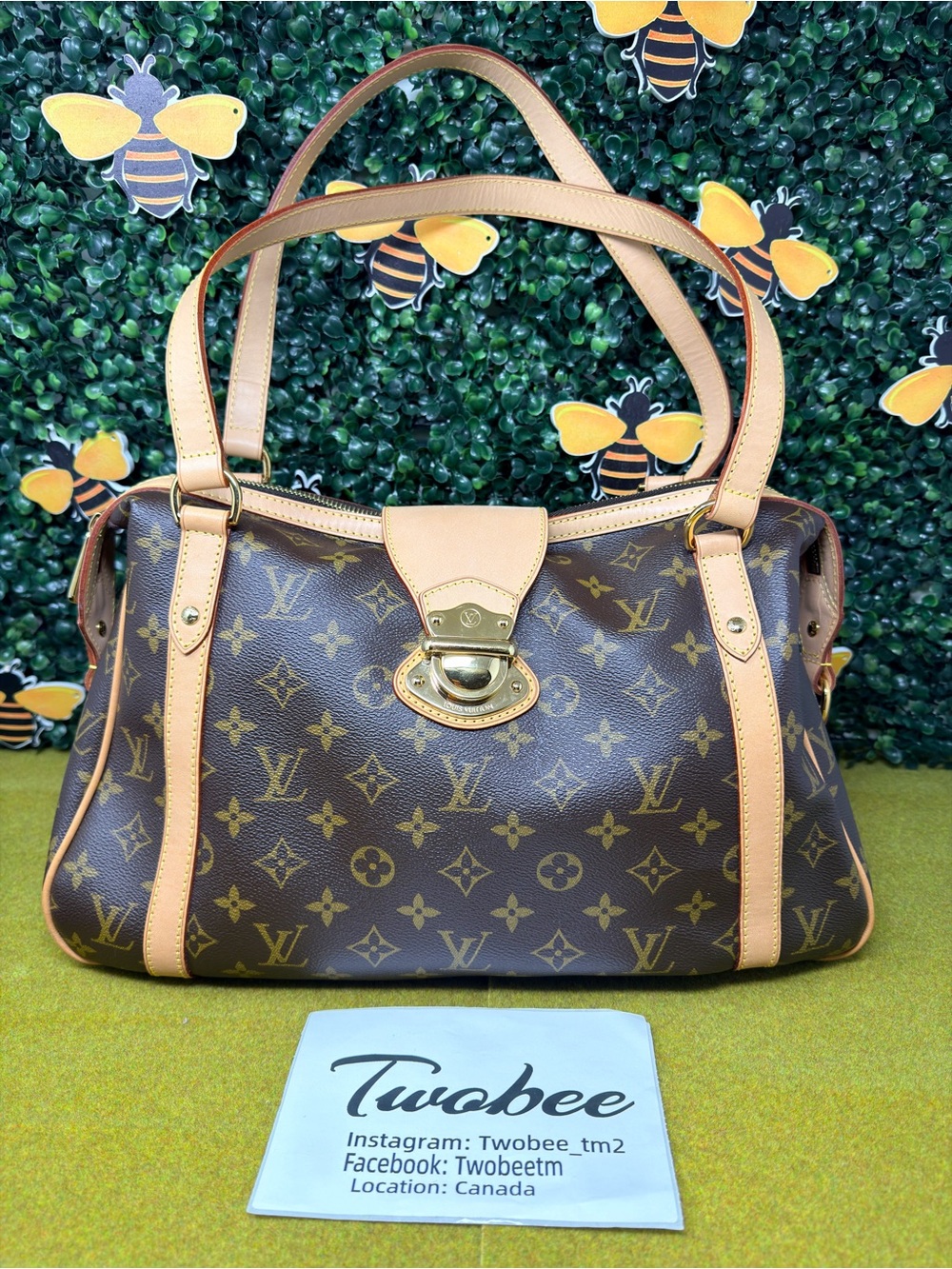 Authentic Louis Vuitton Monogram Stressa PM